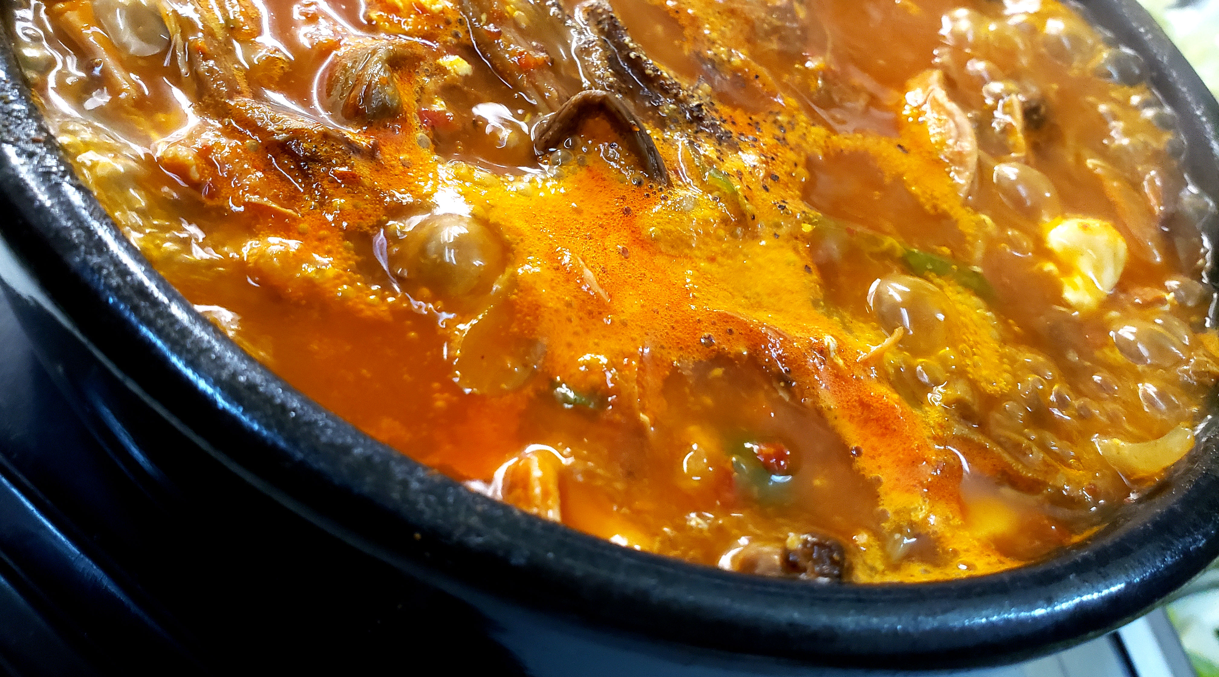 boiling soup